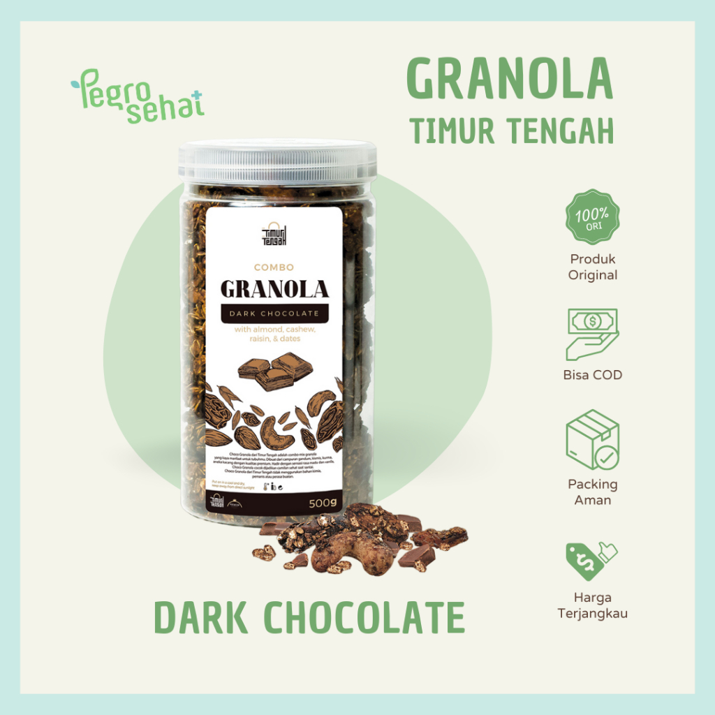 

Granola Dark Chocolate 500gr Original