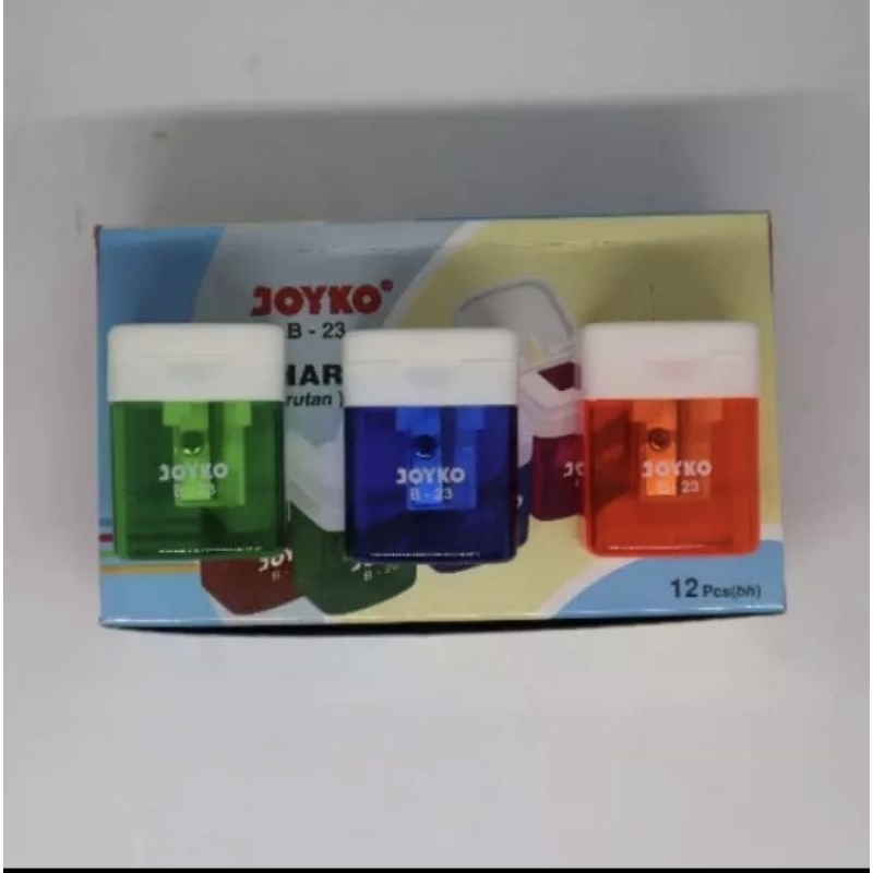 

Serutan Joyko Rautan Pensil 1 Lubang B-23