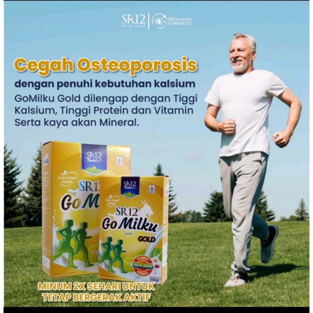 

Gomilku Gold SR12 Susu Kambing Etawa Rendah Lemak Tinggi Kalsium Bebas Gula
