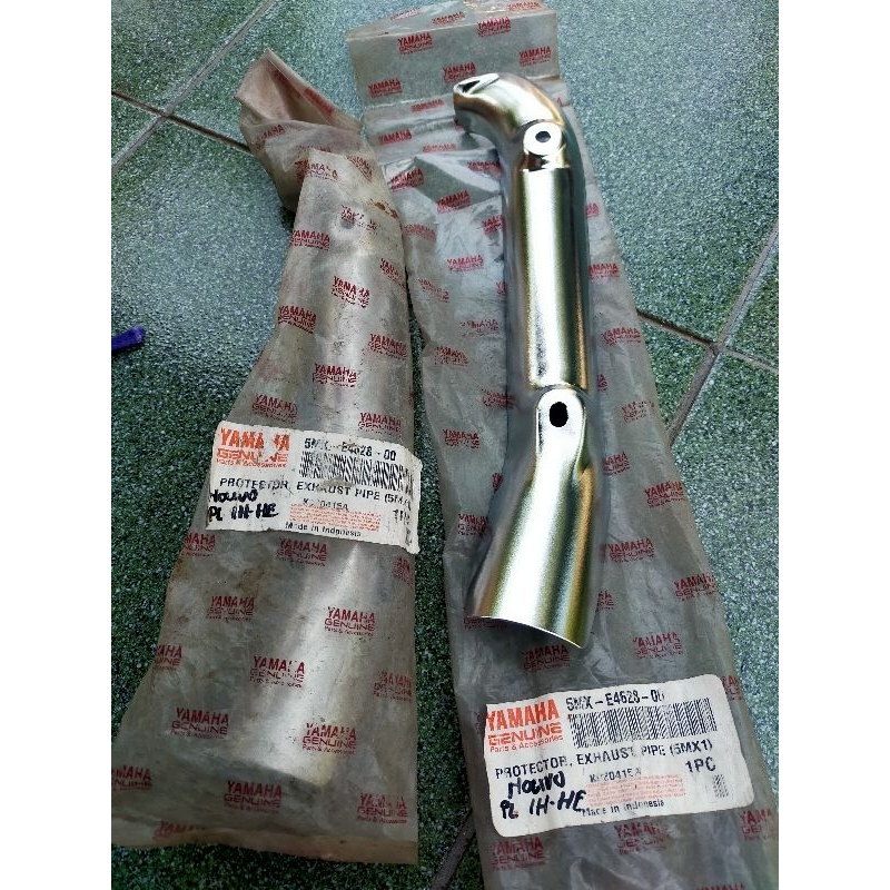 cover tutup leher knalpot Yamaha Nouvo lele original