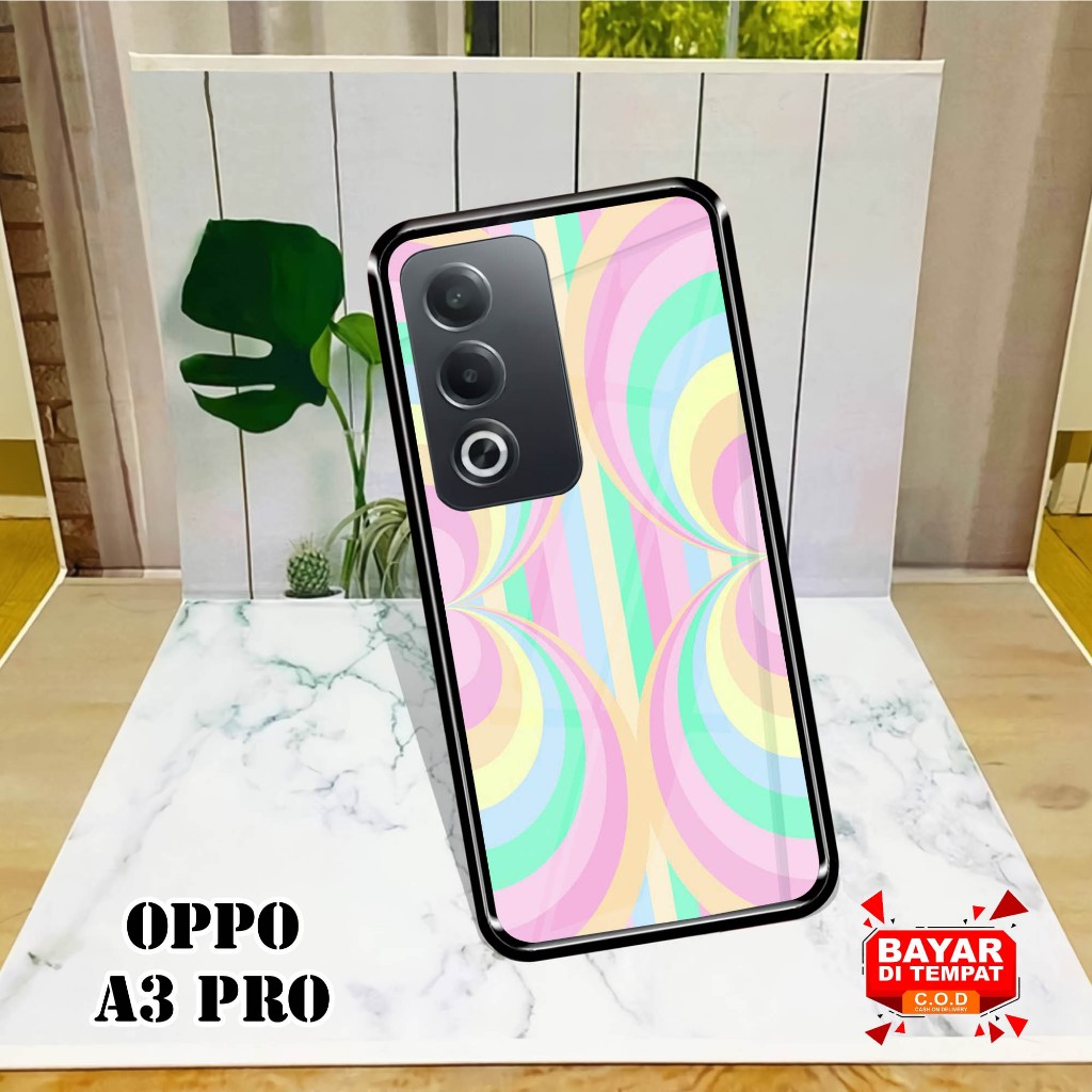 Softcase Kaca For OPPO A3 PRO - Casing Handphone OPPO A3 PRO [T61].