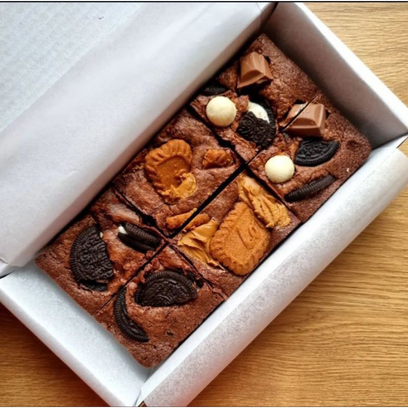 

[BR11][GLUTEN FREE][BISA CUSTOM]Brownies Fudgy Dark Chocolate / Hampers Kue Ulang Tahun/Fudgy Brownies dark chocolate / Fudgy Brownies Shiny Crust