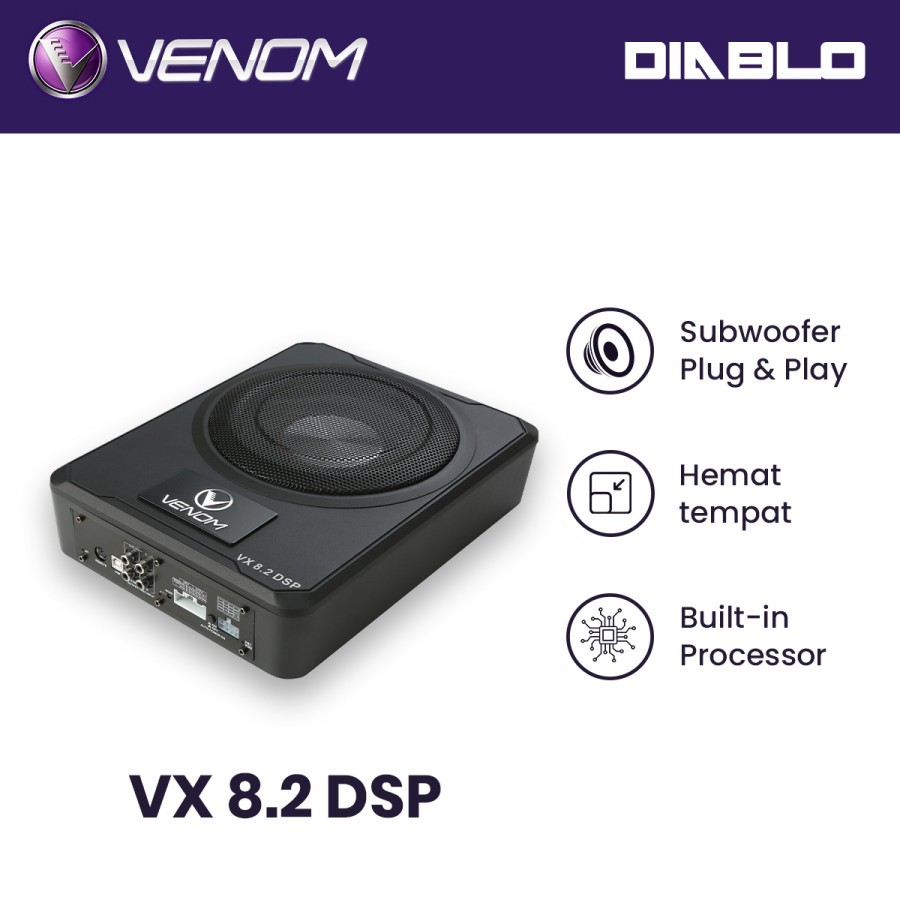 SUBWOOFER+PROCESSOR VX 8.2 DSP