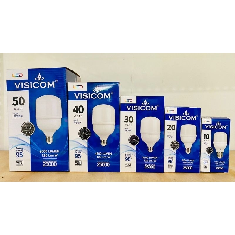 Lampu VISICOM Led 20 30 40 50 watt capsul murah garansi 1 tahun