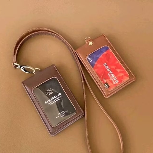 

ID Card Holder Kulit Magnet 2 sisi by Sawargico - Magtusi