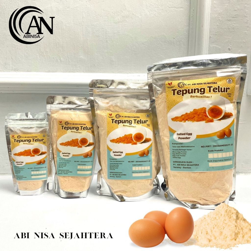 

Tepung Telor Asin Asli Salted Egg Powder Original