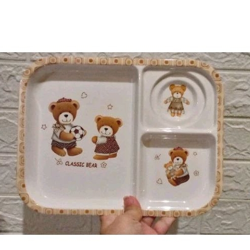 piring baby segi 10.5 inc clasic bear