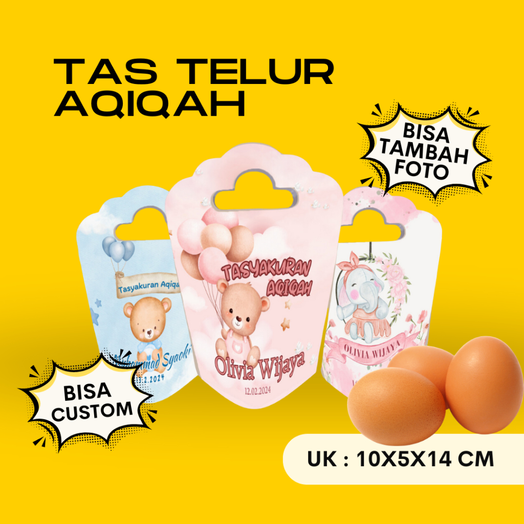 Tempat Telur Aqiqah - Box telur aqiqah - Tas Telur Aqiqah