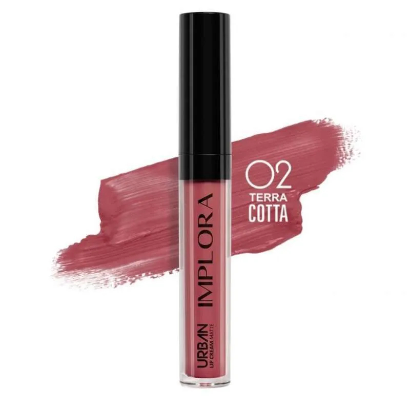 IMPLORA URBAN LIP CREAM MATTE 02 TERRA COTTA