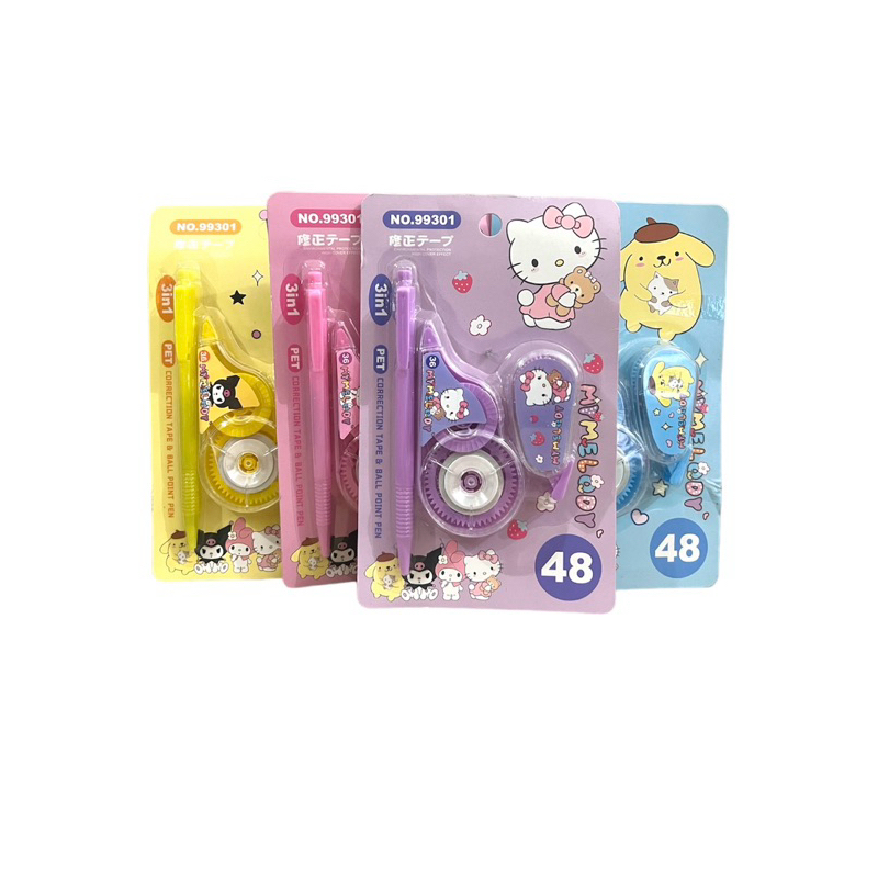 

Correction Tape & Ball Point Pen sanrio