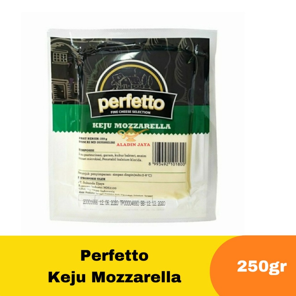 

Keju Mozzarella Perfetto 250gr