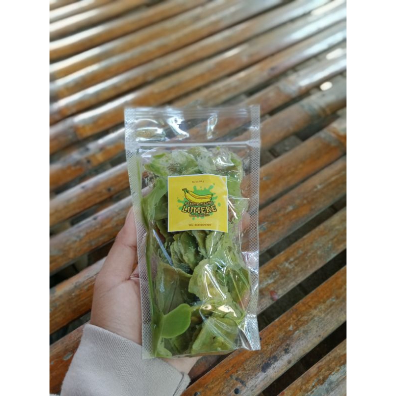 

Keripik Pisang LUMEREE | Rasa MATCHA | 60 gr | Banana Chips | Melted | Makanan Ringan [Greentea]