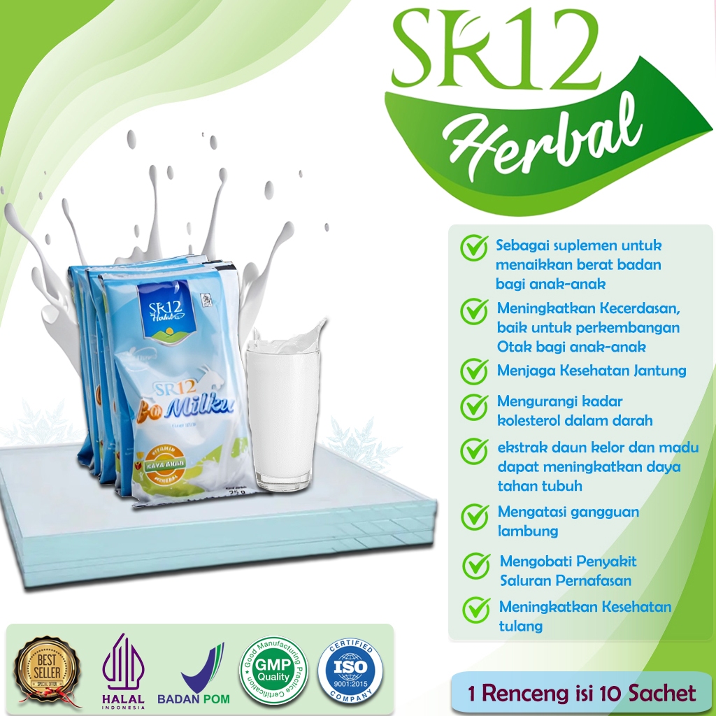 

Susu Go Milku SR12 Original Stroberi Cokelat 1 Renceng Isi 10 Sachet