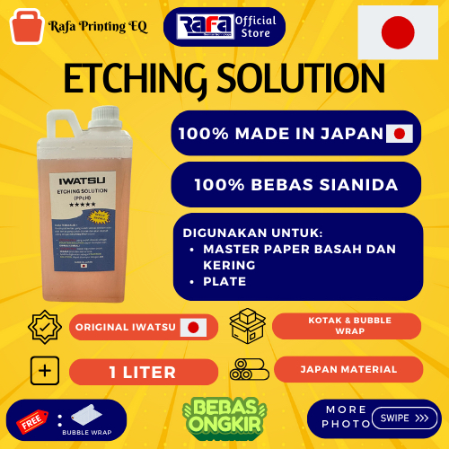 Etching Solution IWATSU JEPANG 100% JAPAN ORIGINAL