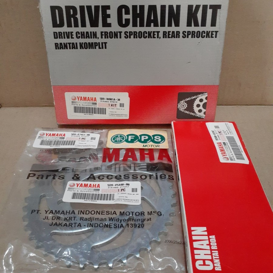 GEAR SET VEGA ZR // 5D9-W001A-30 / YAMAHA FPS MOTOR