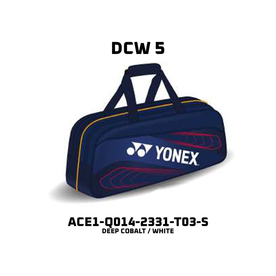 Tas Badminton Bag Yonex ACE 1 - ACE1-Q014-2331-T03-S Deep Cobalt White - MODEL KOTAK