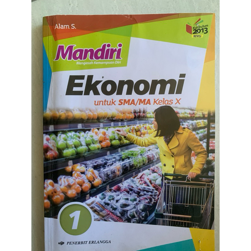 Buku Paket Mandiri Ekonomi Kelas 10 K13 Penerbit Erlangga