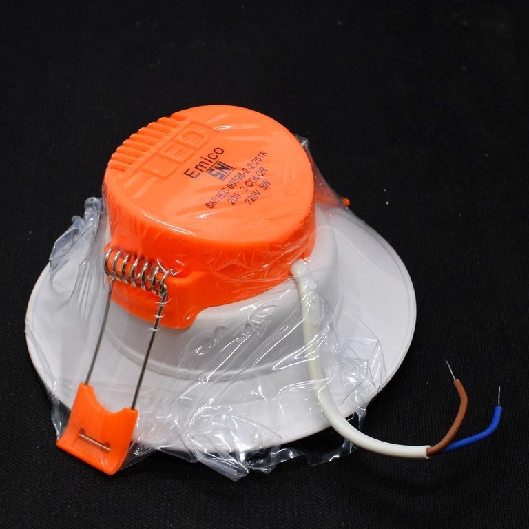 LAMPU LED PLAFON DOWNLIGHT 7w 5w WATT 3 MODE Lampu Led Plafon Downlight 5W 3 Mode Warna Led Panel Te