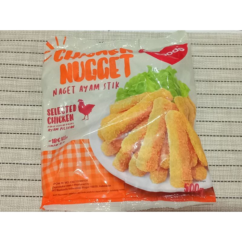 

So Good Chicken Nugget Stick. Nugget Ayam Stick 500gram
