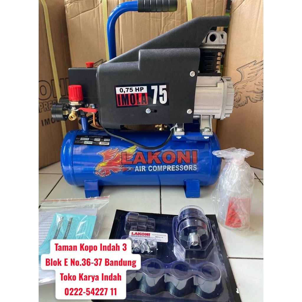 Lakoni Imola 75 Compressor Udara Direct 3/4 HP
