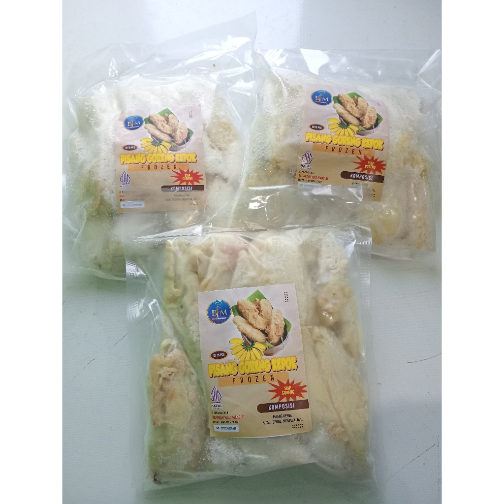 

RB Pisang Goreng Kepok Crispy Isi 15Pcs Frozen