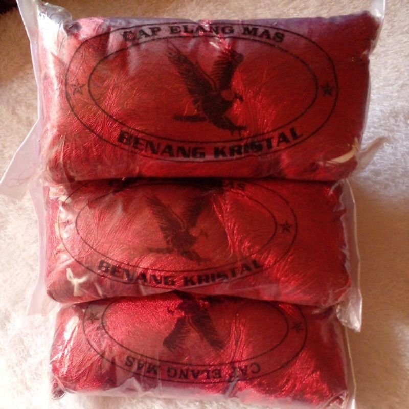 Benang Songket Kristal Elang Mas// MAROON