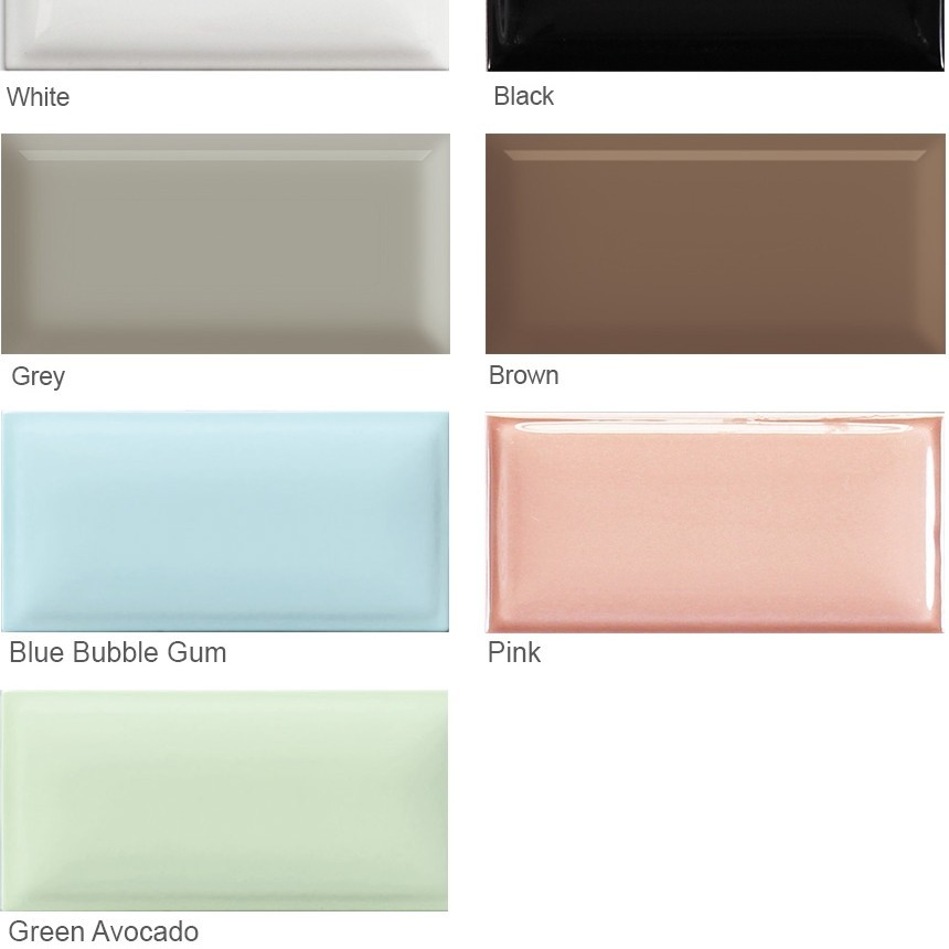 Keramik Dinding Kamar Mandi Dapur Interior Subway Tile Venus Tile Type Takko Pillow Avocado Glossy s