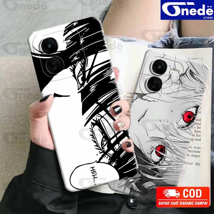 Case For Iqoo Z9x 2024 Terbaru - Casing Iqoo z9x 5g [MOTIF MATA ANIME] Cassing Silikon kesing Softca