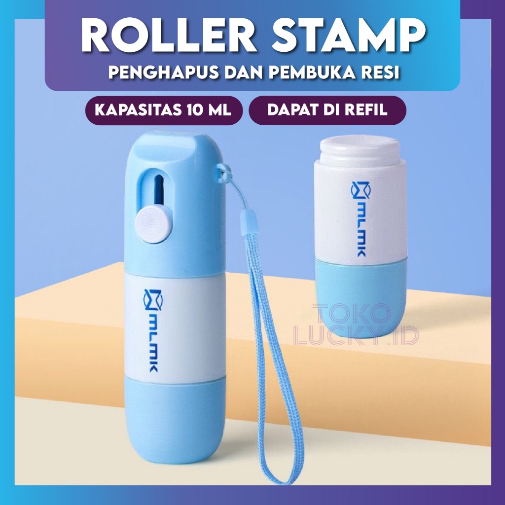 

Roller Stamp Cutter Mini 10ml Pembuka Penghapus Resi Paket Box Opener
