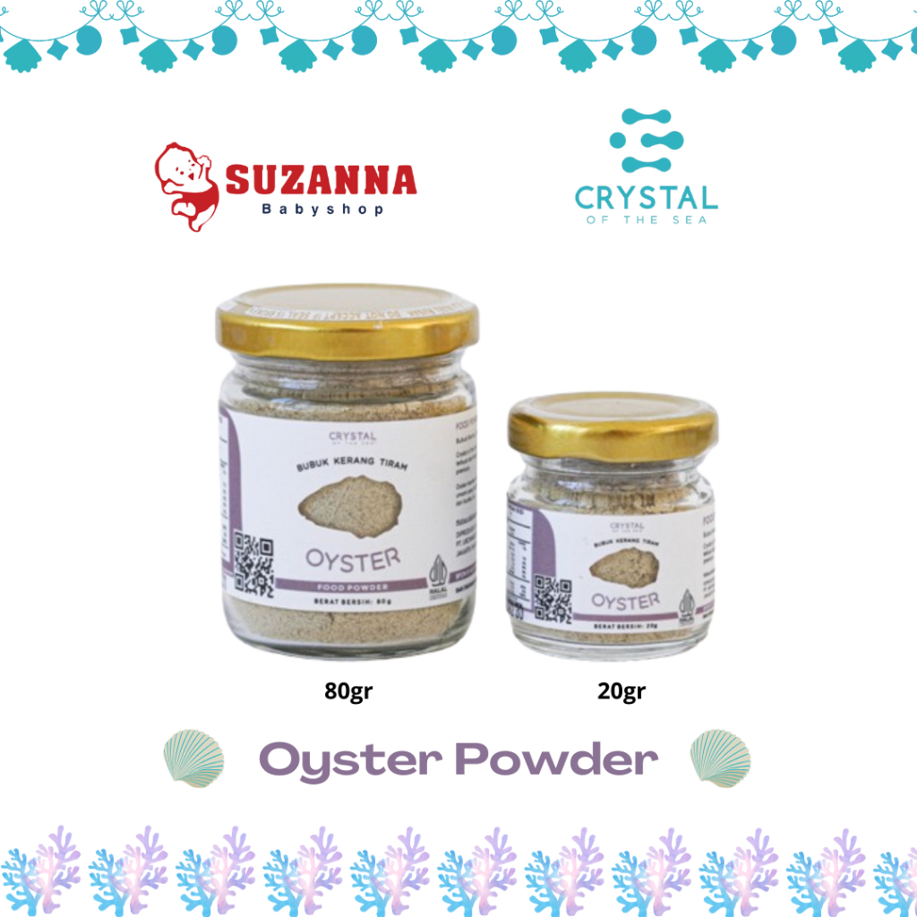 

Crystal of the Sea | Oyster Powder - Bubuk Kerang Tiram - Bumbu Kaldu MPASI NON MSG