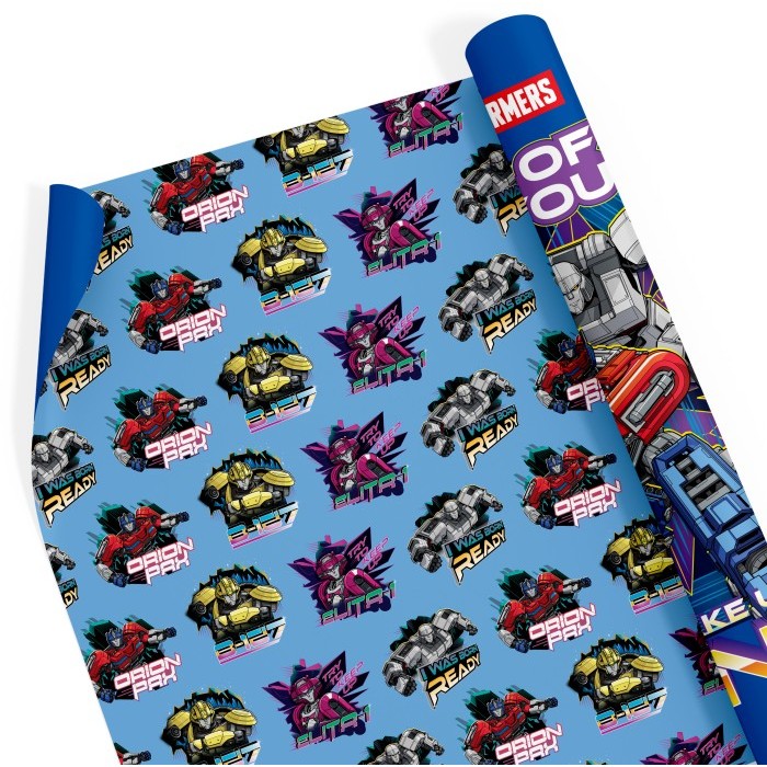 

WRAPPING PAPER - KERTAS KADO - TRANSFORMERS - TF192