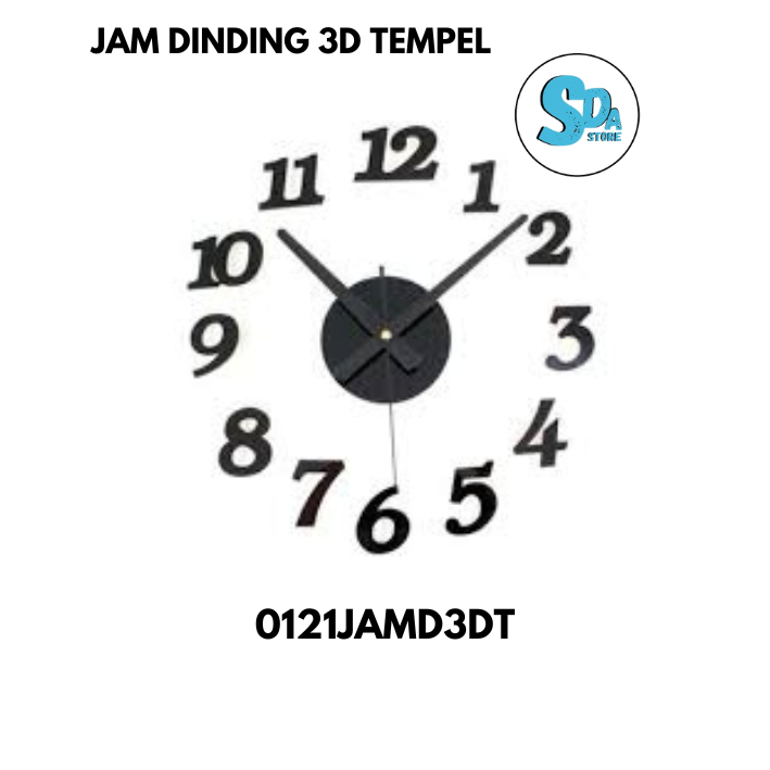 JAM DINDING 3D TEMPEL