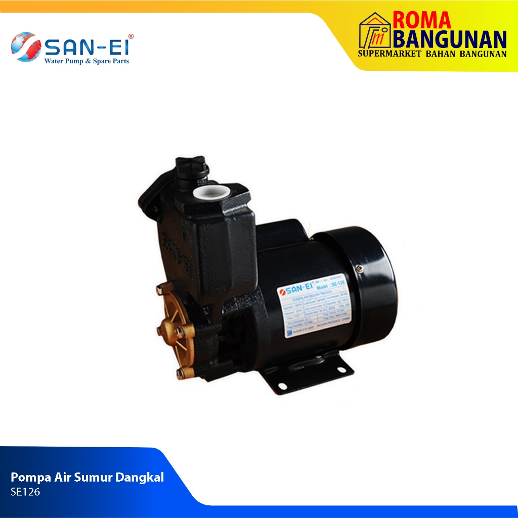 Sanei SE-126 Pompa Air Sumur Dangkal 125W