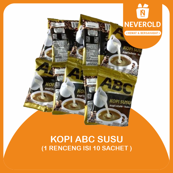 

KOPI ABC SUSU 1 RENCENG ISI 10 SACHET