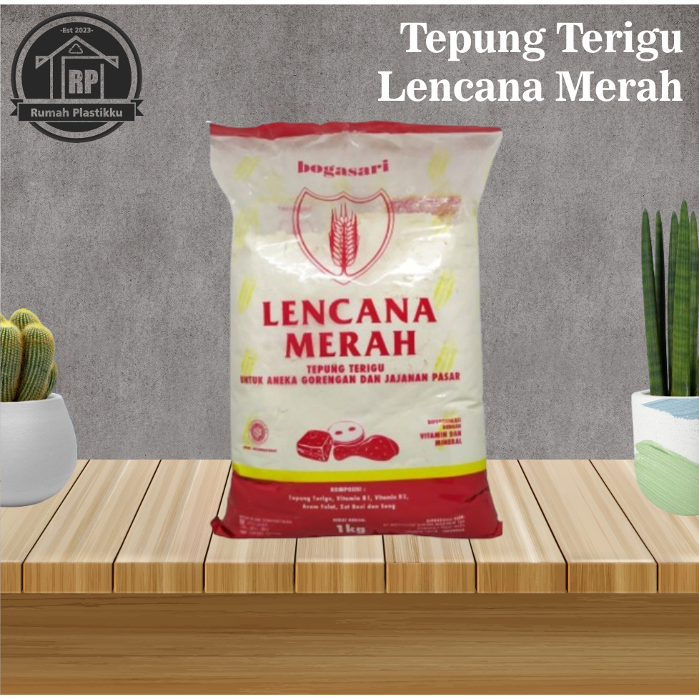 

Tepung Terigu Merk LENCANA MERAH / Kemasan 1kg