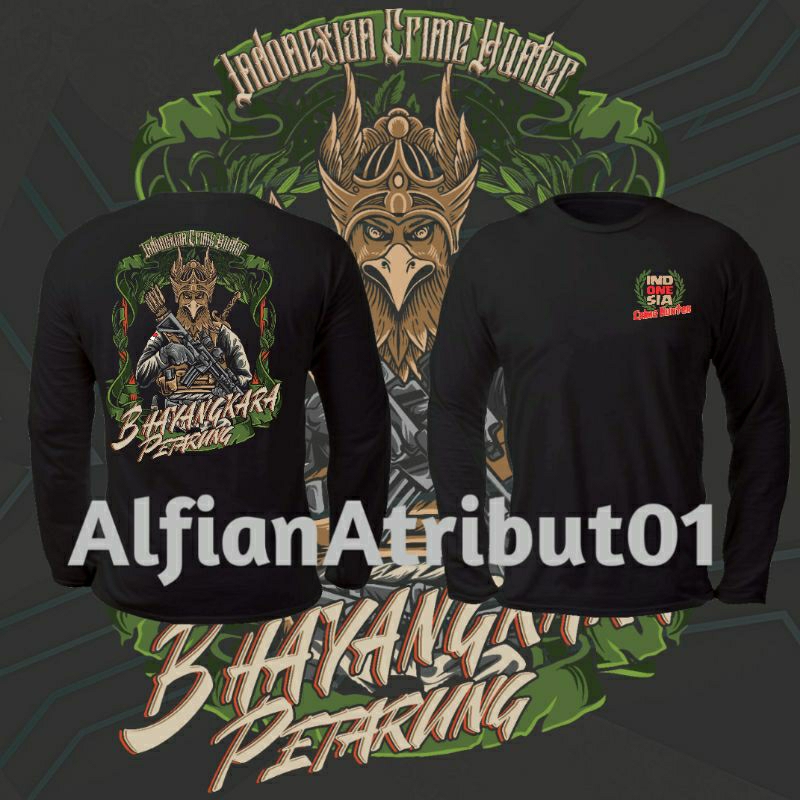 kaos bhayangkara,kaos atasan polisi bhayangkara petarung creme hunter model terbaru