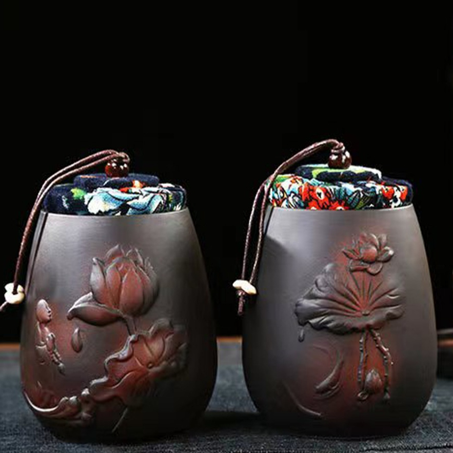 Tempat Daun Teh / Tea Leaves Canister Jar EB Dining