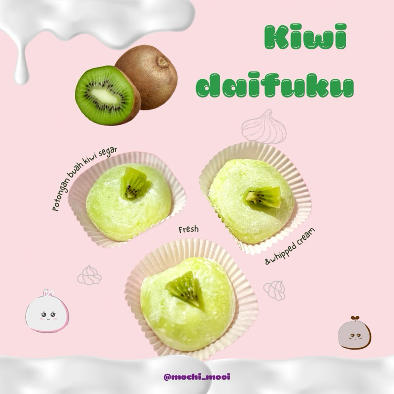 

Mochi Kiwi daifuku cream (pcs)