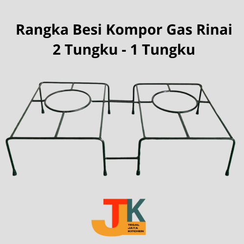 Rangka Besi Kompor Gas Tatakan Rinai 1 Tungku - 2 Tungku Kompor Gas Rinnai Besi Kokoh