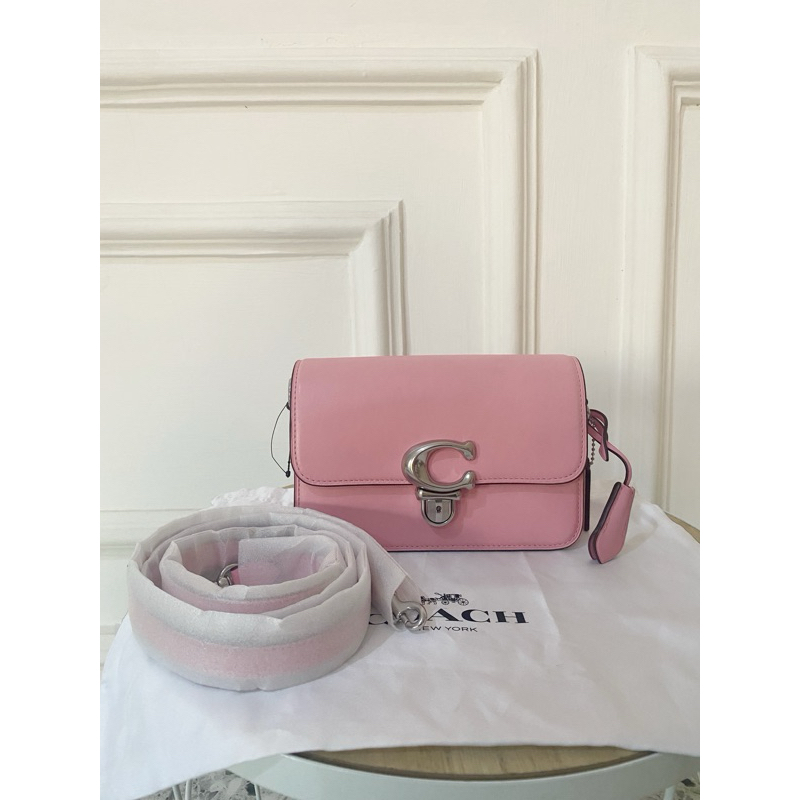 Coach Studio Shoulder Bag 19 Flower Pink