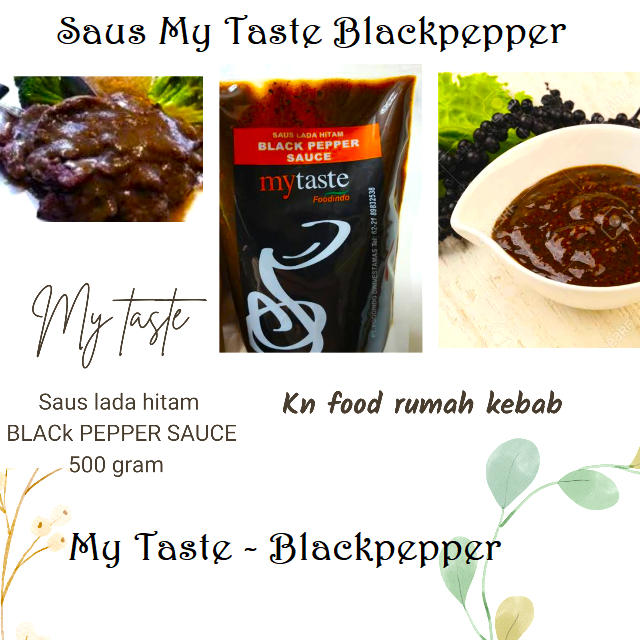 

Saus Blackpepper my taste 500 gram saus blackpepper best seller Saus Lada Hitam Blackpepper my taste saus steak saus bebakaran