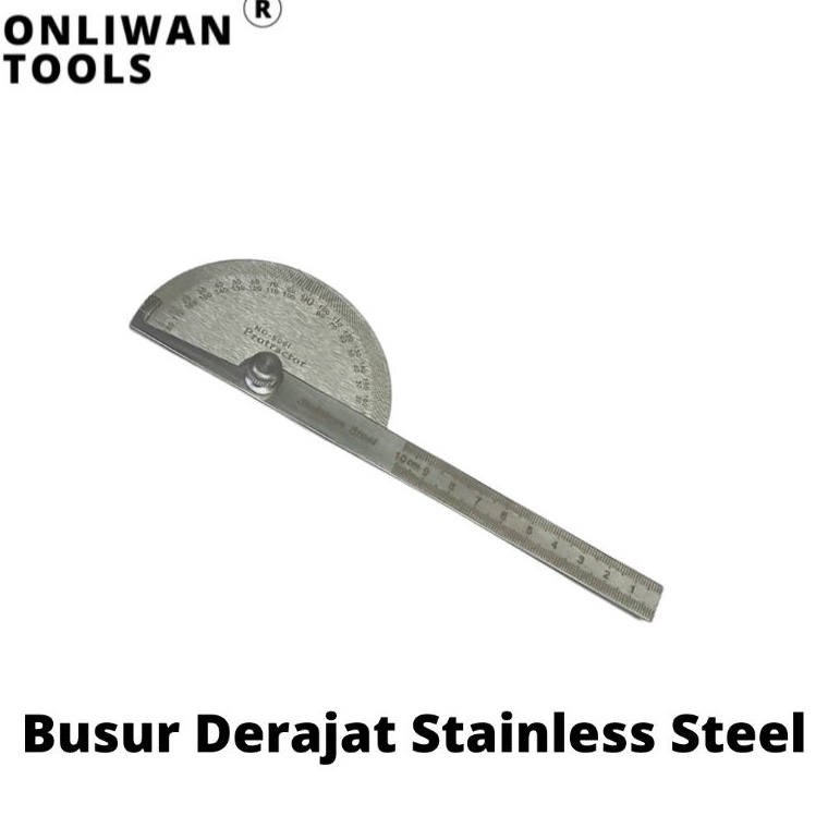 

Busur Derajat Stainless Steel Protractor Onliwan Sellery 547 Toyoda KODE H5D3