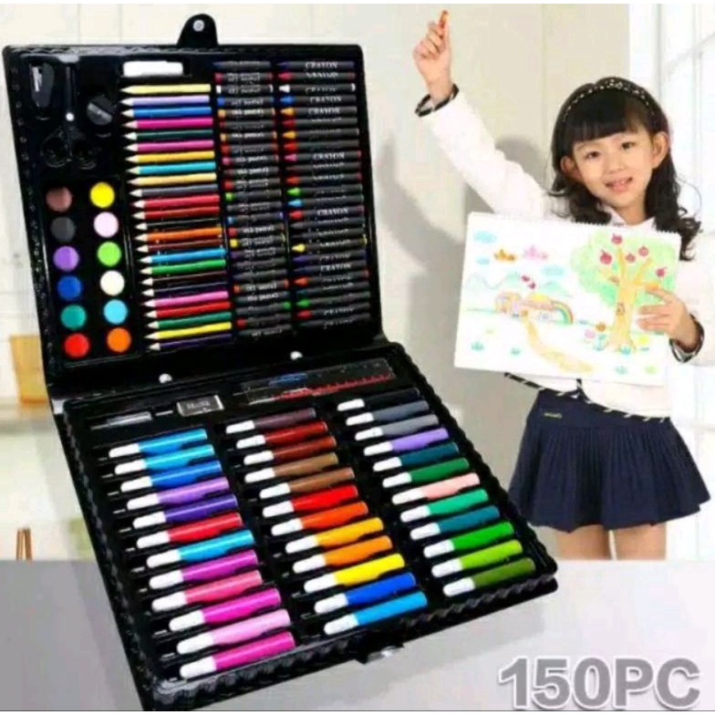 

15Pcs Crayon Set Art Set Isi 15 Pcs Pensil Warna Set Anak Crayon Full Set Alat Lukis KODE U1H3