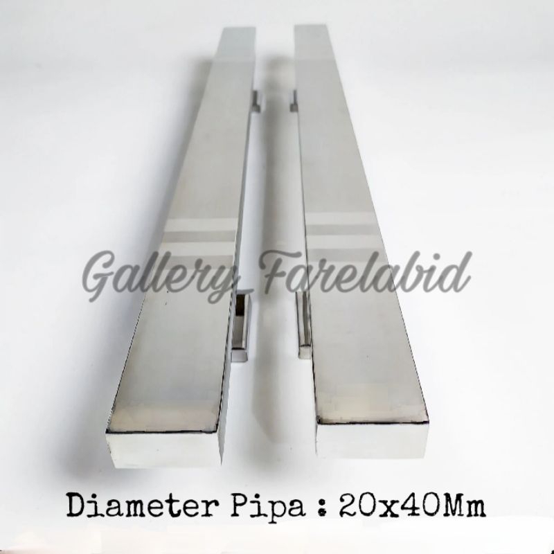 Handle Pintu Rumah Stainless Steel 80cm 60cm 45cm Gagang Pintu Pegangan Pintu Kupu Tarung Tarikan Pi