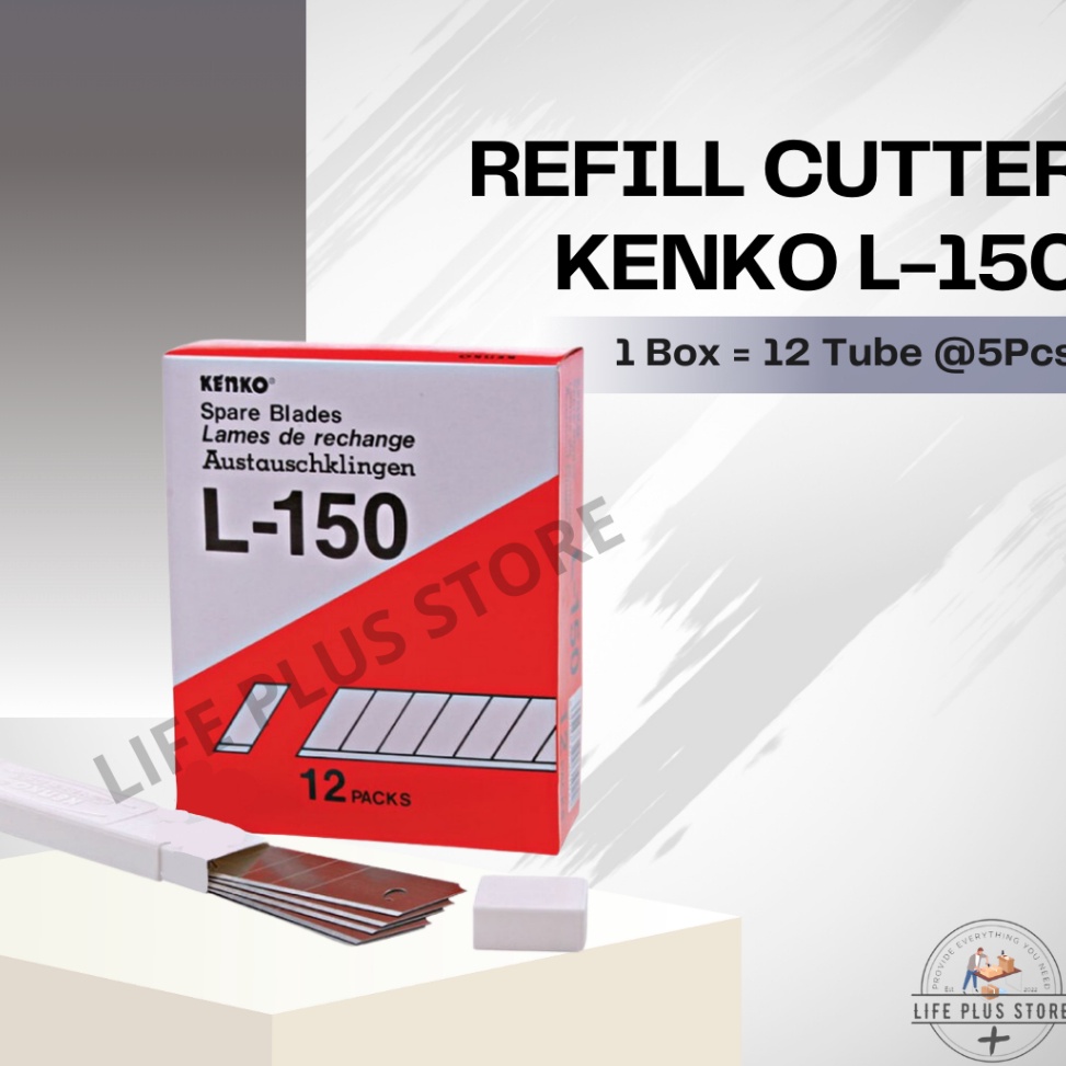 

ISI CUTTER KENKO L 15 ISI PISAU CUTER L15 REFILL KATER BESAR Box Sekotak KODE N7H4