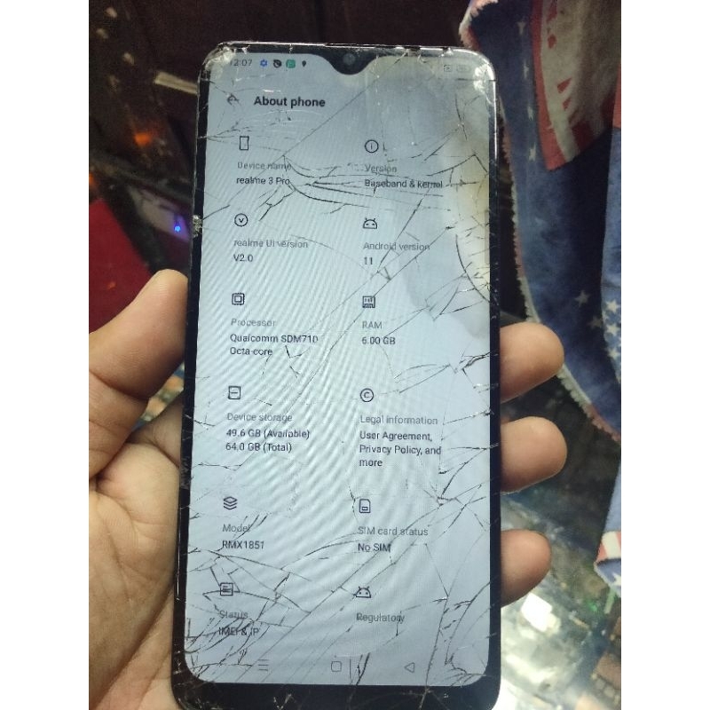 Realmi 3 Pro Ram 6/64gb minus lcd