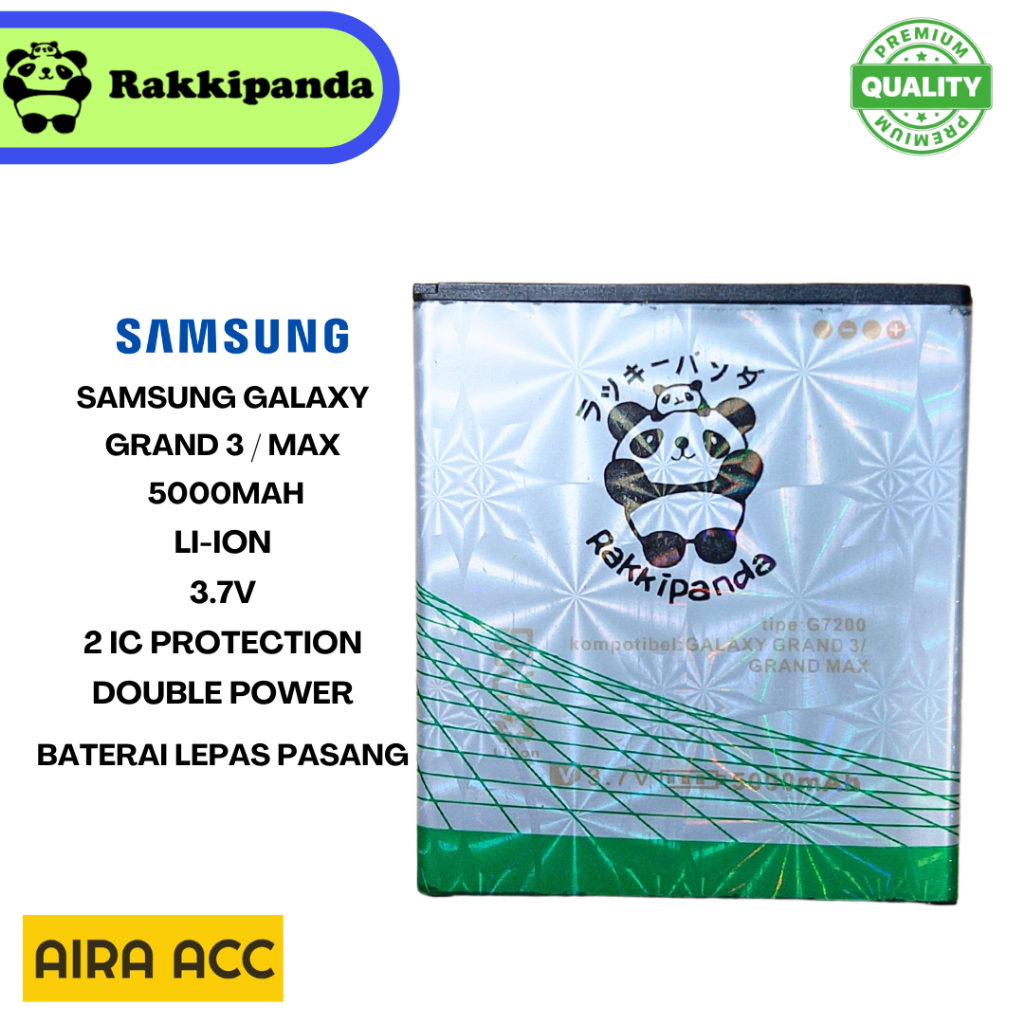 BATERAI G7200 SAMSUNG BATTERY SAMSUNG GRAND 3 / GRAND MAX G7200 RAKKIPANDA BATRE