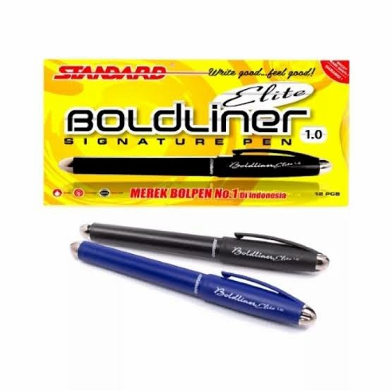 

LUSIN Ballpoint Pulpen Pena Pen Standard Boldliner ELITE 1.0 mm