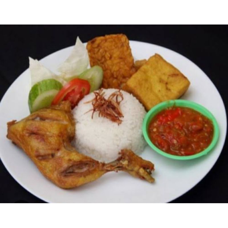 Paket Nasi Box Ayam Goreng Komplit