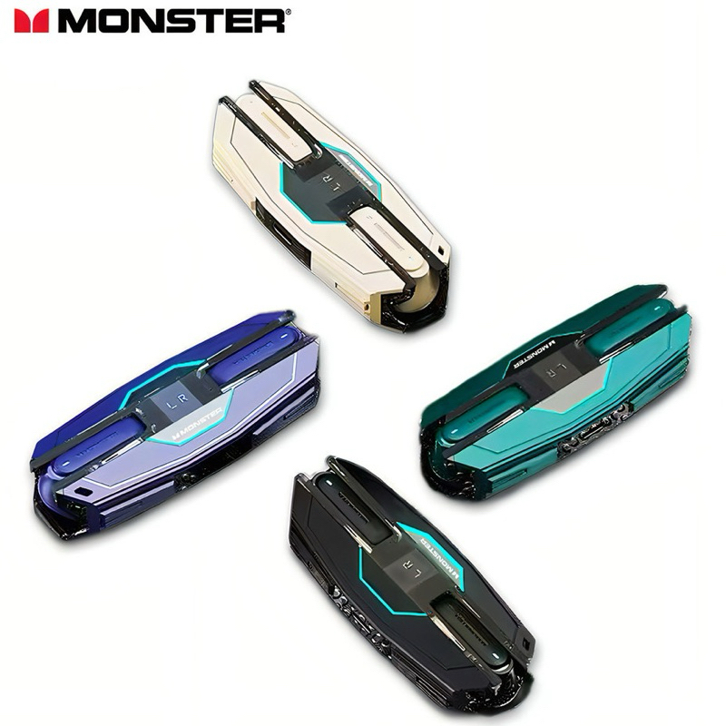 TWS Monster XKT08 PRO Earphone Bluetooth Gaming Wireless